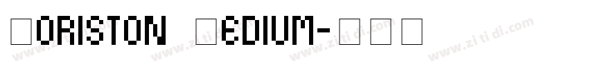 Moriston Medium字体转换